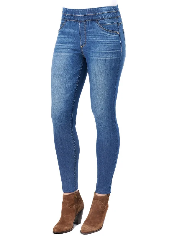 Womens Denim Stretch Ankle Jeans